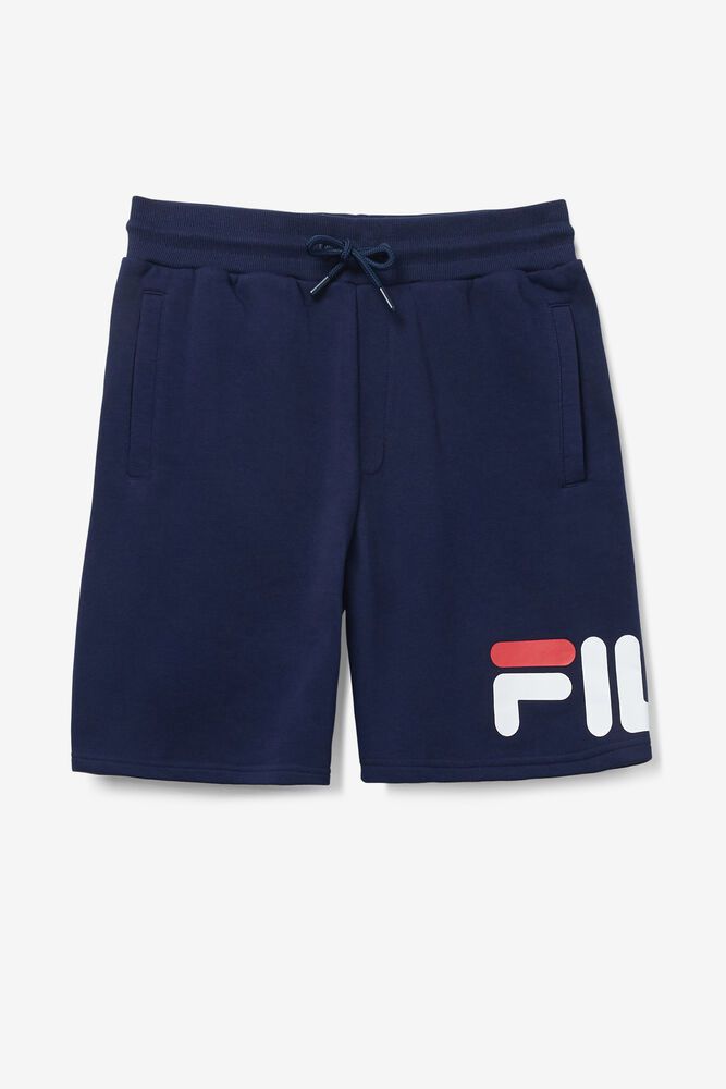 Fila Shorts Zeshawn Mens Navy - India WOX-476950